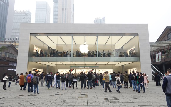 Apple Store in Chengdu, China.