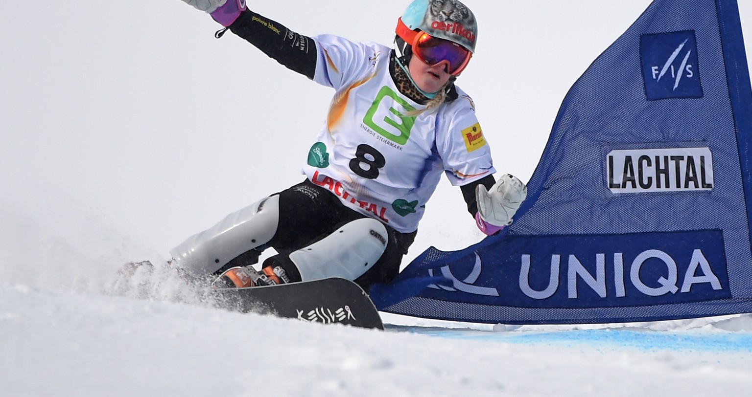 Julie Zogg fährt im Parallel-Riesenslalom stark, doch der vierte Rang ist an der WM wenig Wert.