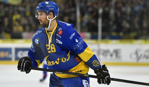 Dick Axelsson von Davos, beim Eishockey-Qualifikationsspiel der National League A zwischen dem HC Davos und dem HC Fribourg Gotteron, am Samstag, 29. Oktober 2016, in der Vaillant Arena in Davos. (KEY ...