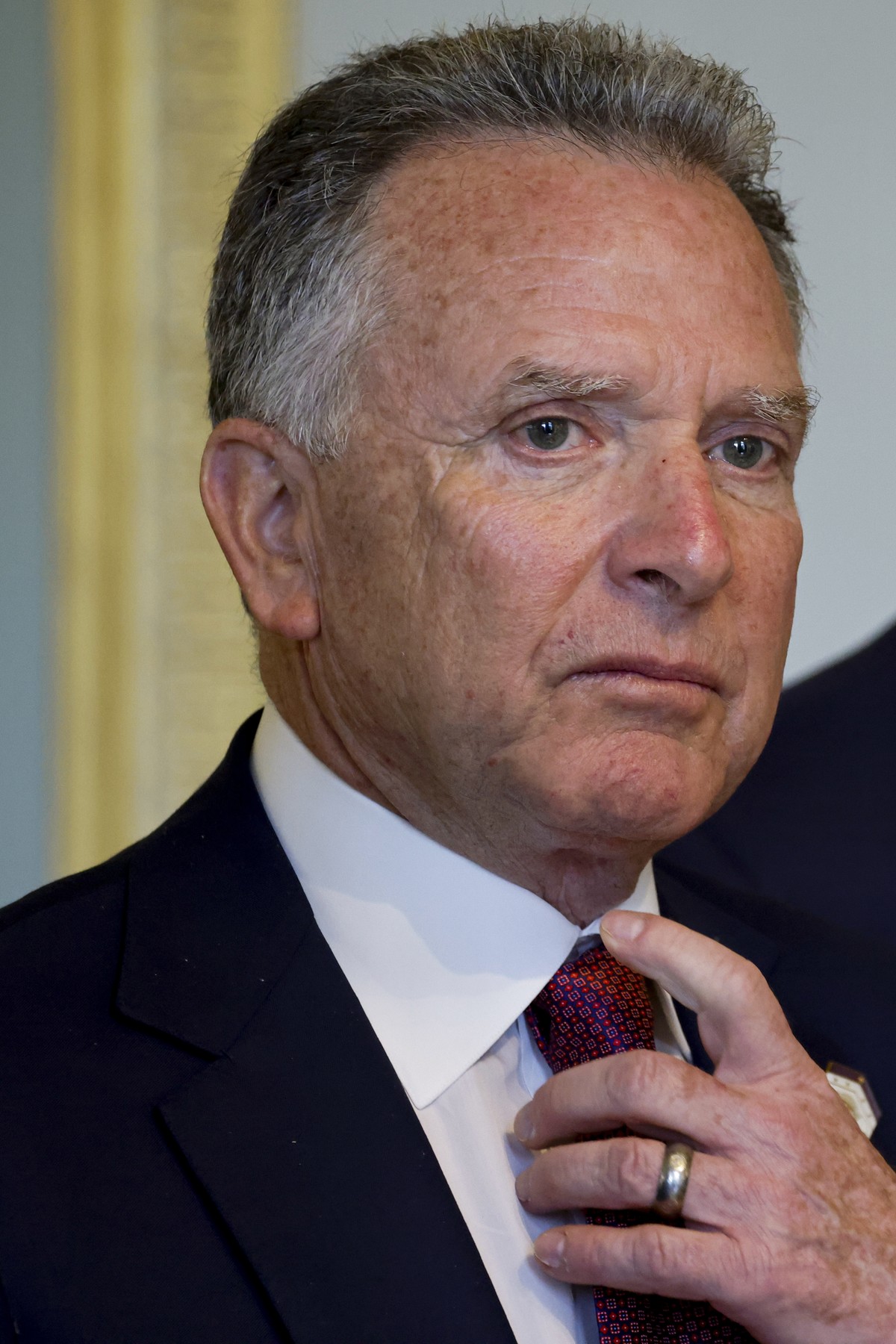 epa12037157 US Special Envoy Steve Witkoff looks on during a diplomatic meeting with France's President, France's Minister for Europe and Foreign Affairs, Ukrainian Head of Presidential Offi ...