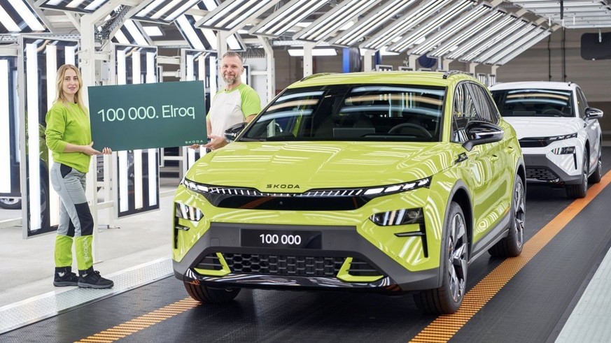 Die Nr. 2 bei den E-Autos in der Schweiz: Der Skoda Elroq wird in Tschechien gebaut und seit Februar 2025 ausgeliefert.