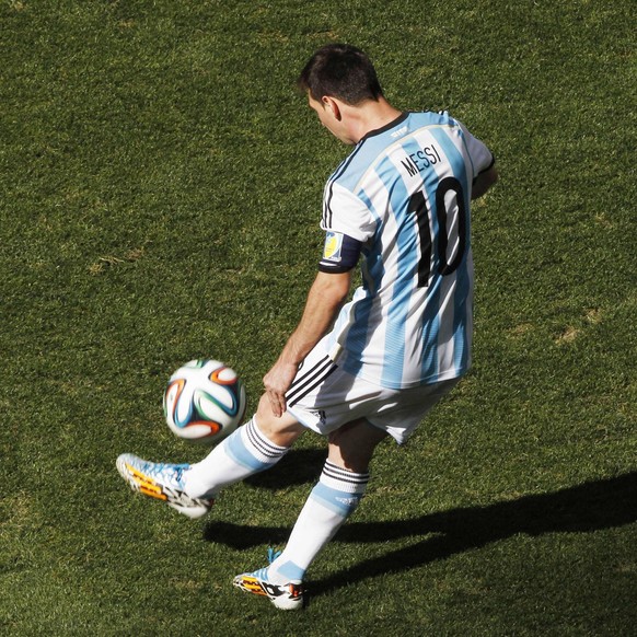 July 1, 2014 - Sao Paulo, Sao Paulo, Brazil - Lionel Messi of Argentina during the 2014 FIFA World Cup WM Weltmeisterschaft Fussball Brazil Round of 16 match between Argentina and Switzerland at Arena ...