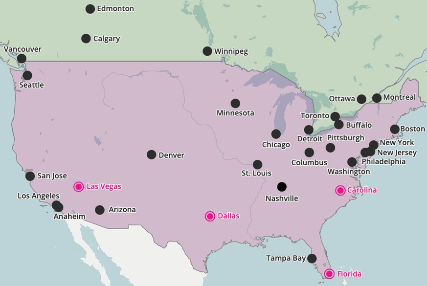 NHL Teams Halbfinals Stanley Cup 2022/23