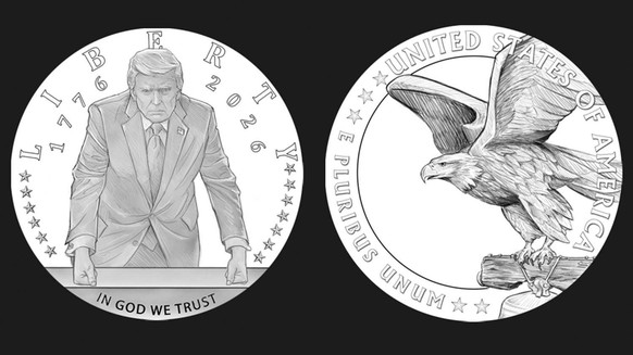 Donald Trump Gold Coin Design 20 March 2026. Donald Trump Gold Coin Design A commemorative gold coin bearing the image of US President Donald Trump has been approved by a federal arts commission. The  ...