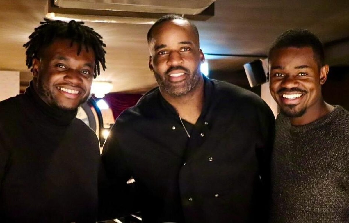 Peterson Nanje, Willy Tattane et Signori Antonio, cofondateurs d'Afrogood.