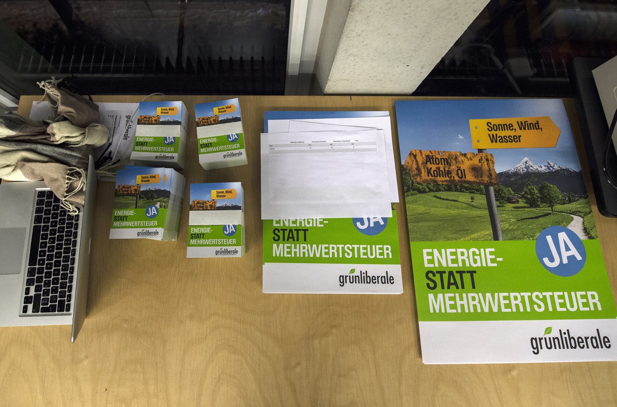 Natürlich sind die Grünliberalen, Mitinitiatoren der Initiative für die «Energie- statt Mehrwertsteuer-Initiative».