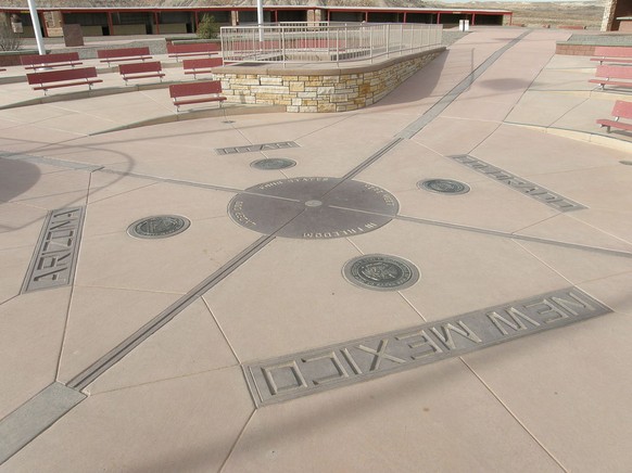 Four Corners Monument, Vierländereck Utah, Colorado, New Mexico, Arizona