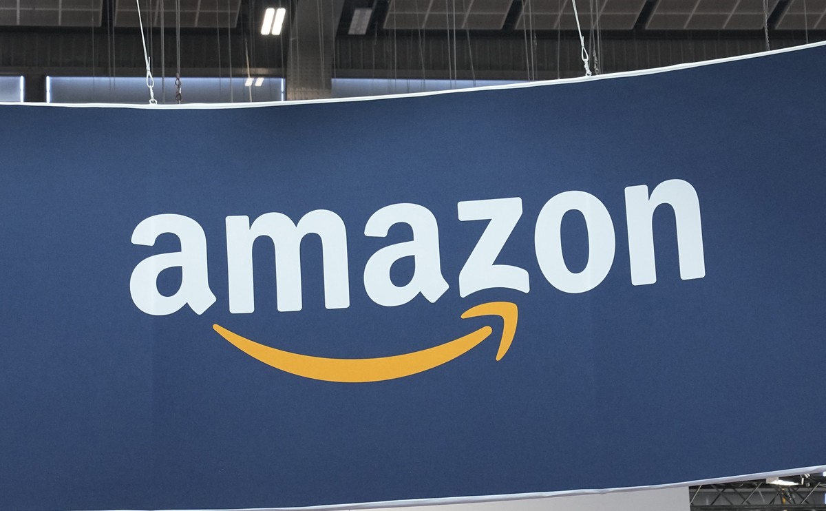FILE - The Amazon logo is photographed at the Vivatech show in Paris, on June 15, 2023. Amazon says, Wednesday, March 27, 2024, its investing another $2.75 billion in the Artificial intelligence start ...