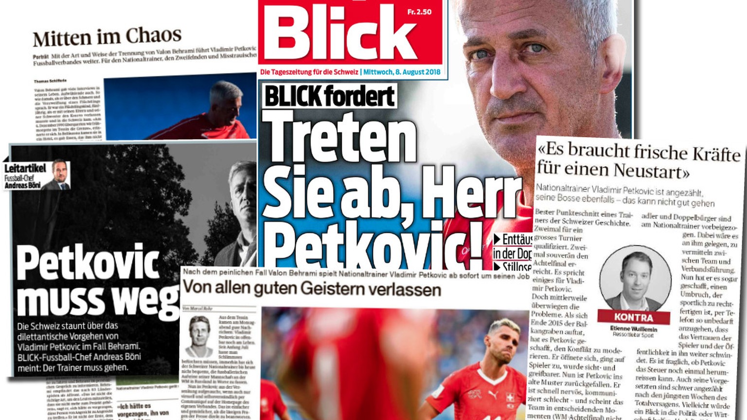 Wie weiter nach dem Eklat um Behrami? Vladimir Petkovic in der Kritik.