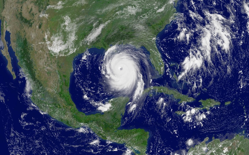 Satellitenbild des Hurrikans «Katrina».