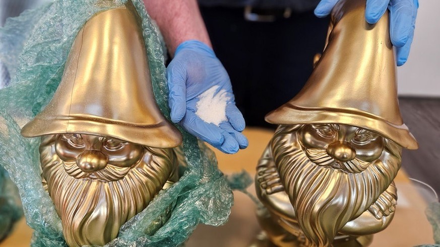 Ketamin in Gartenzwergen, gefunden am 03.03.2026 in Deutschland.