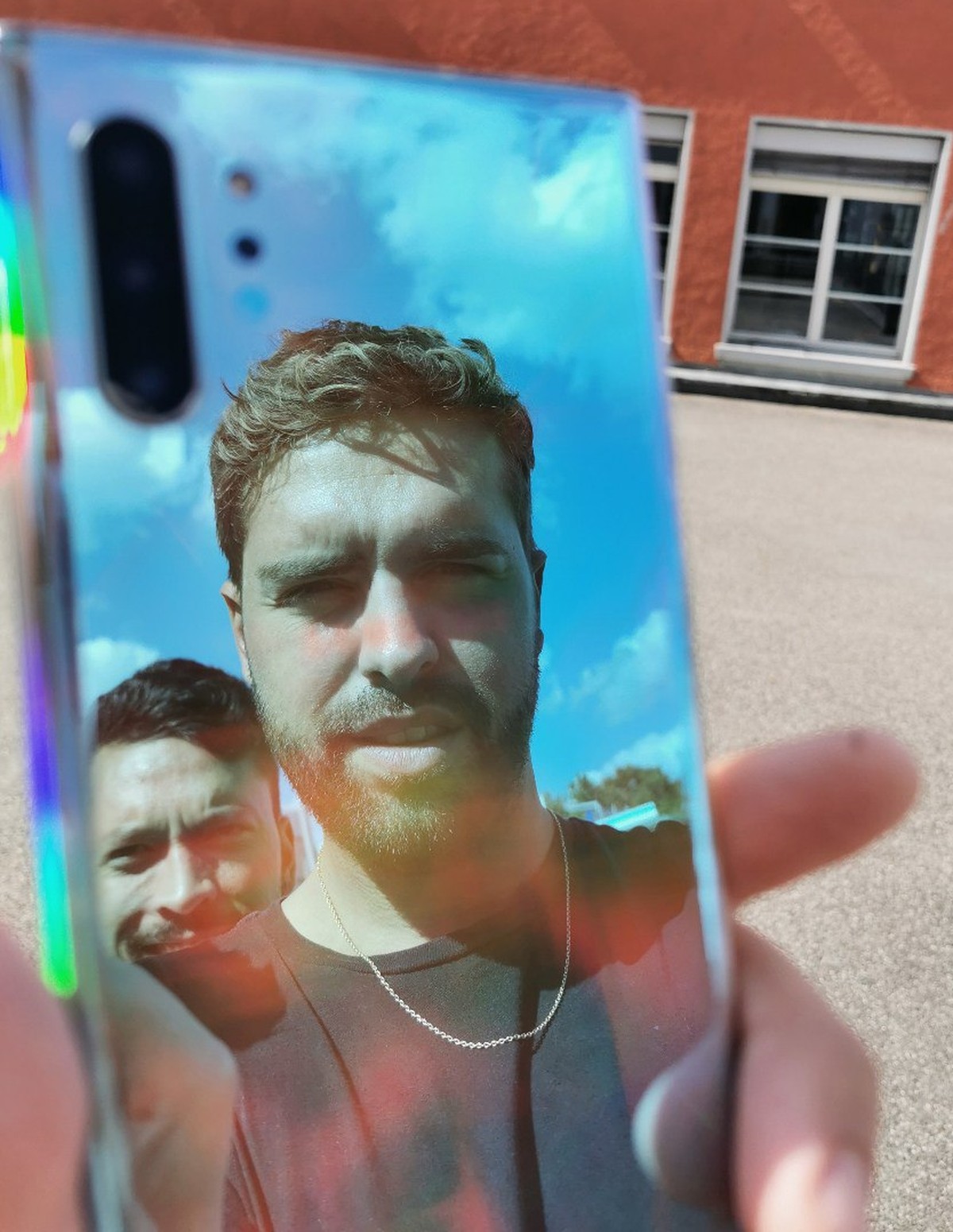 Der Photobomber ist übrigens Michel aus dem Sales.