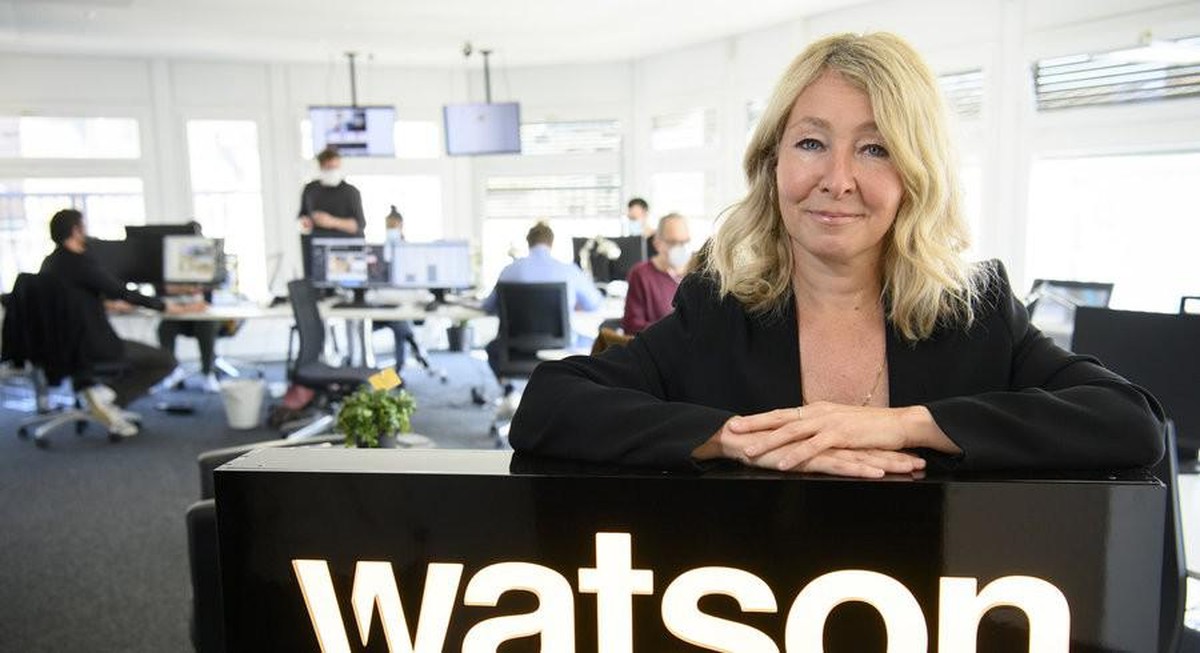 Sandra Jean lors du lancement du site, en mars 2021.