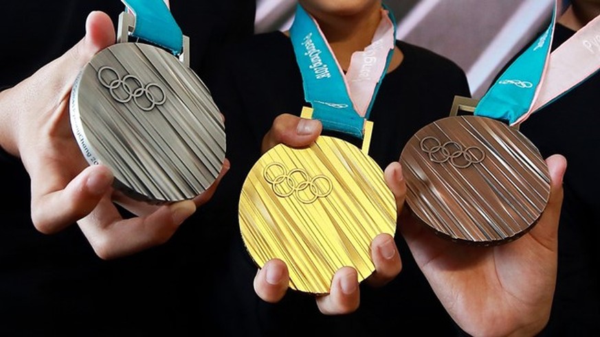 Die Medaillen von Pyeongchang.