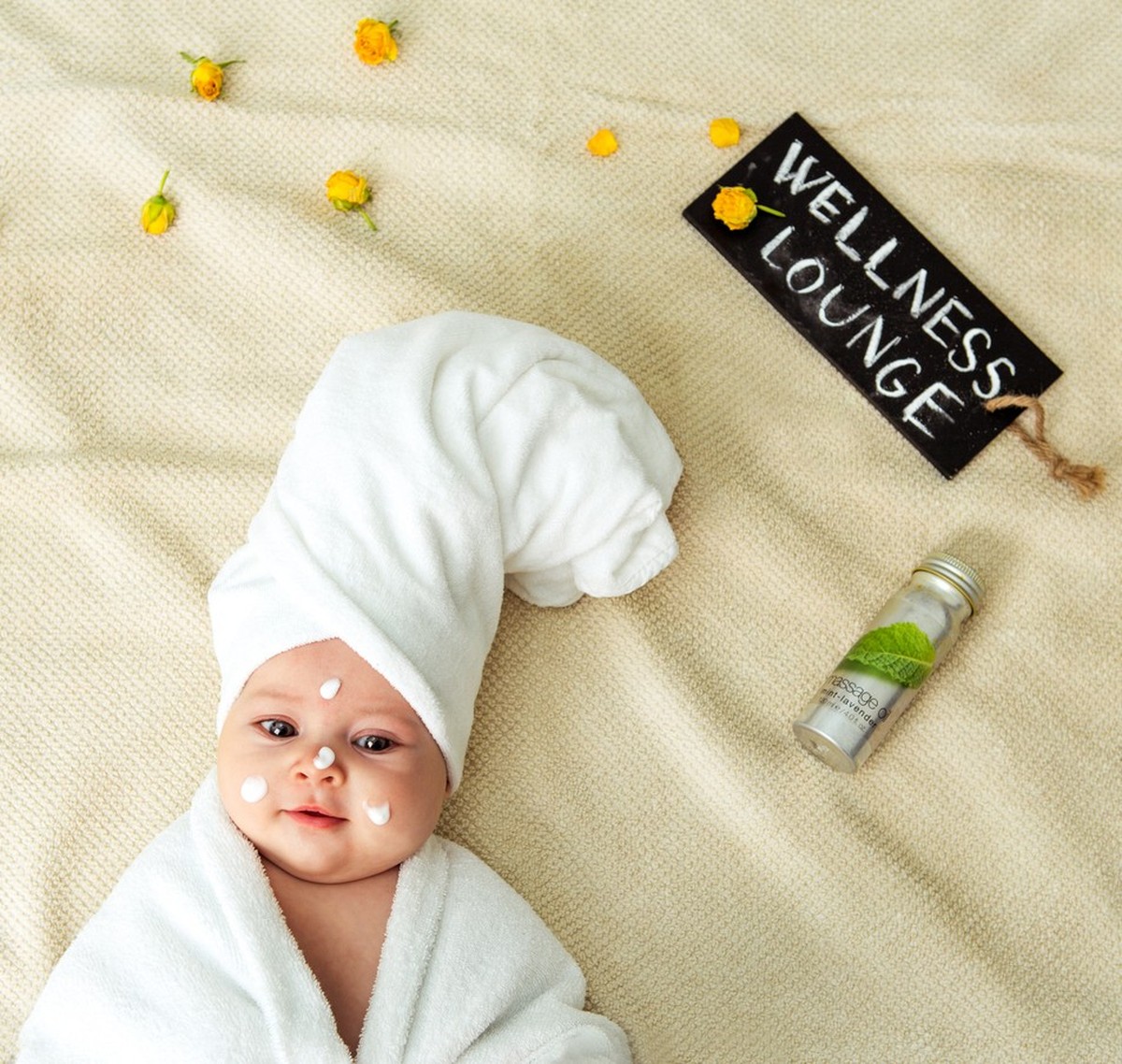 Wellness-Stockfotos Absurd