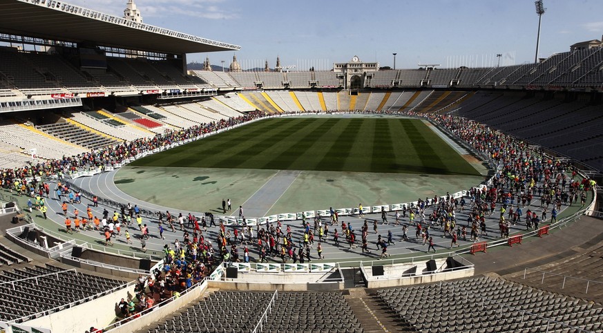 Das Estadio Lluis Companys: Hier trägt Barça in der kommenden Saison seine Heimspiele aus.