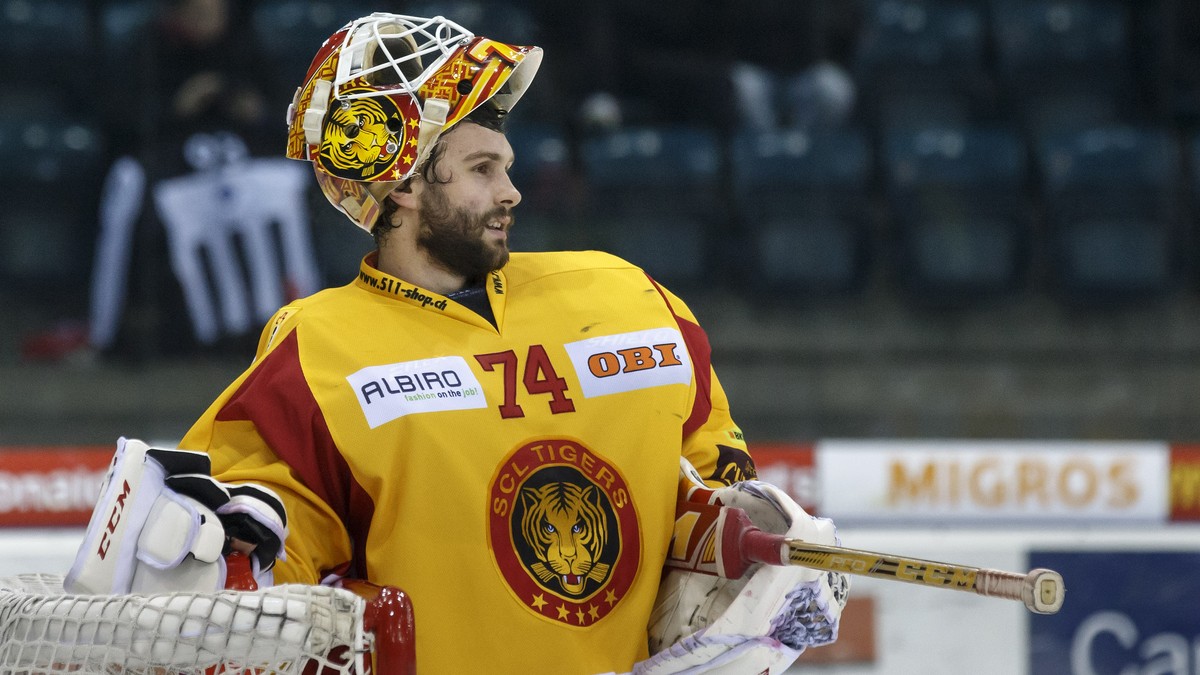 ZUR AUFSTELLUNG VON IVARS PUNNENOVS IN DER LETTISCHEN NATIONALMANNSCHAFT FUER DREI LAENDERSPIELE, STELLEN WIR IHNEN HEUTE, 6. FEBRUAR 2018, FOLGENDES BILDMATERIAL ZUR VERFUEGUNG - Tigers' goalten ...