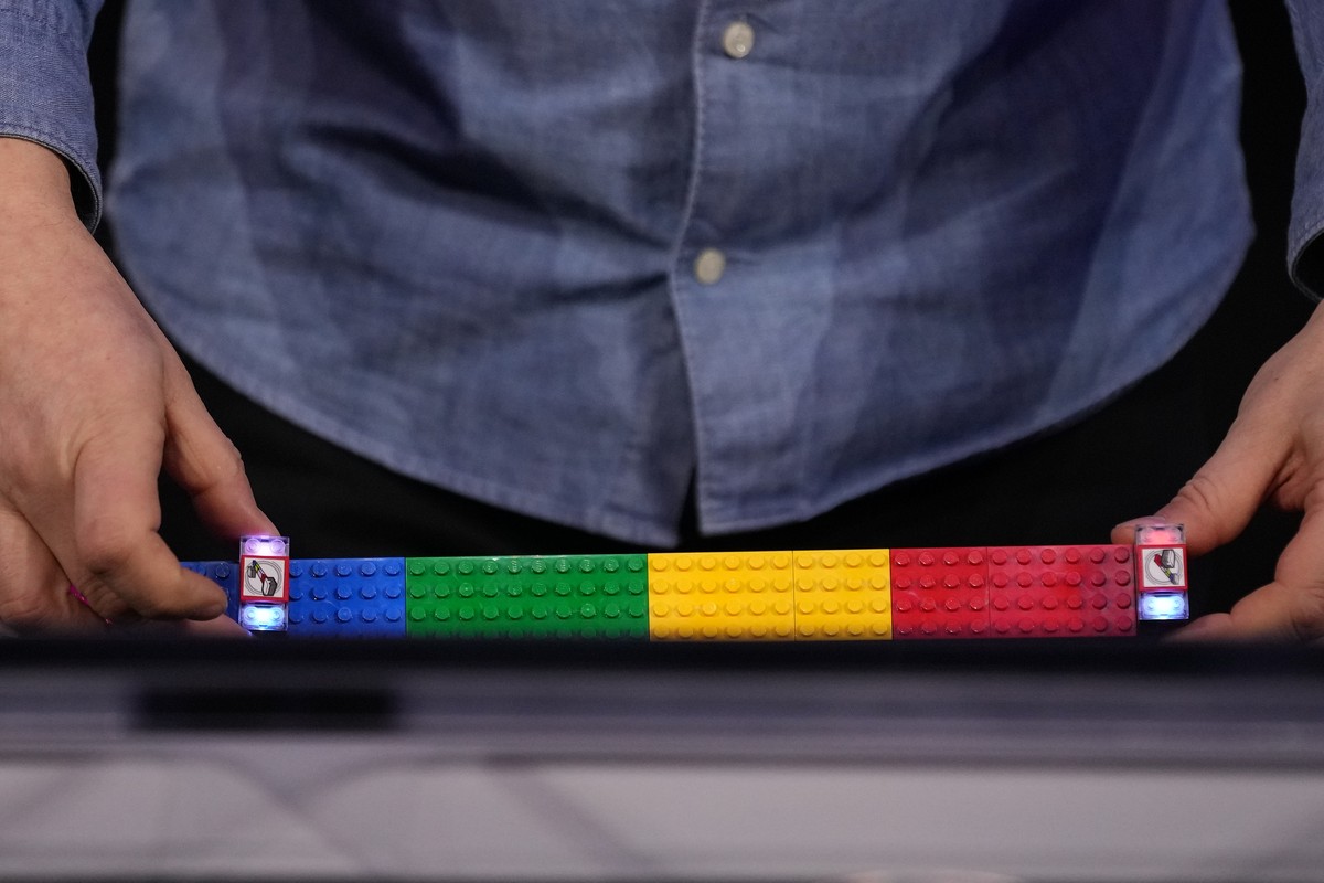LEGO smart bricks are shown during a LEGO news conference ahead of the CES tech show Monday, Jan. 5, 2026, in Las Vegas. (AP Photo/Abbie Parr)
Gadget Show LEGO