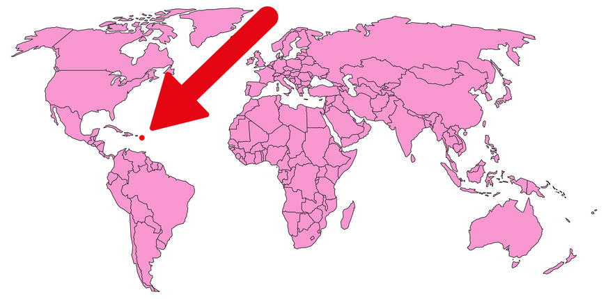 Das kleinste Land der Karibik besteht aus zwei Inseln und misst ganze 269 Quadratkilometer.