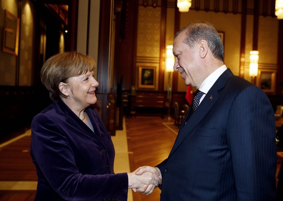 Angela Merkel ist auf Recep Tayyip Erdogan angewiesen.