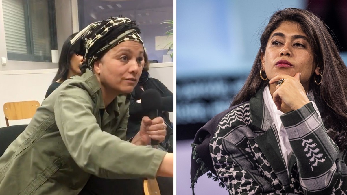 Houria Bouteldja et Rima Hassan, de gauche à droite.