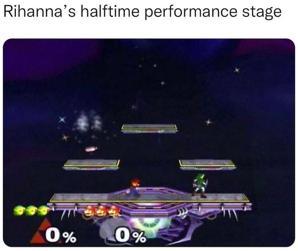 The best Super Bowl memes about Rihanna's halftime show