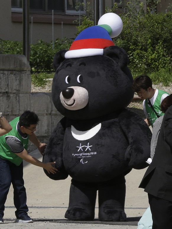 EIN JAHR VOR DER EROEFFNUNGSZEREMONIE DER OLYMPISCHEN WINTERSPIELE 2018 IN PYEONGCHANG IN SUEDKOREA, AM DONNERSTAG, 9. FEBRUAR 2017, STELLEN WIR IHNEN FOLGENDES BILDMATERIAL ZUR VERFUEGUNG - Official  ...