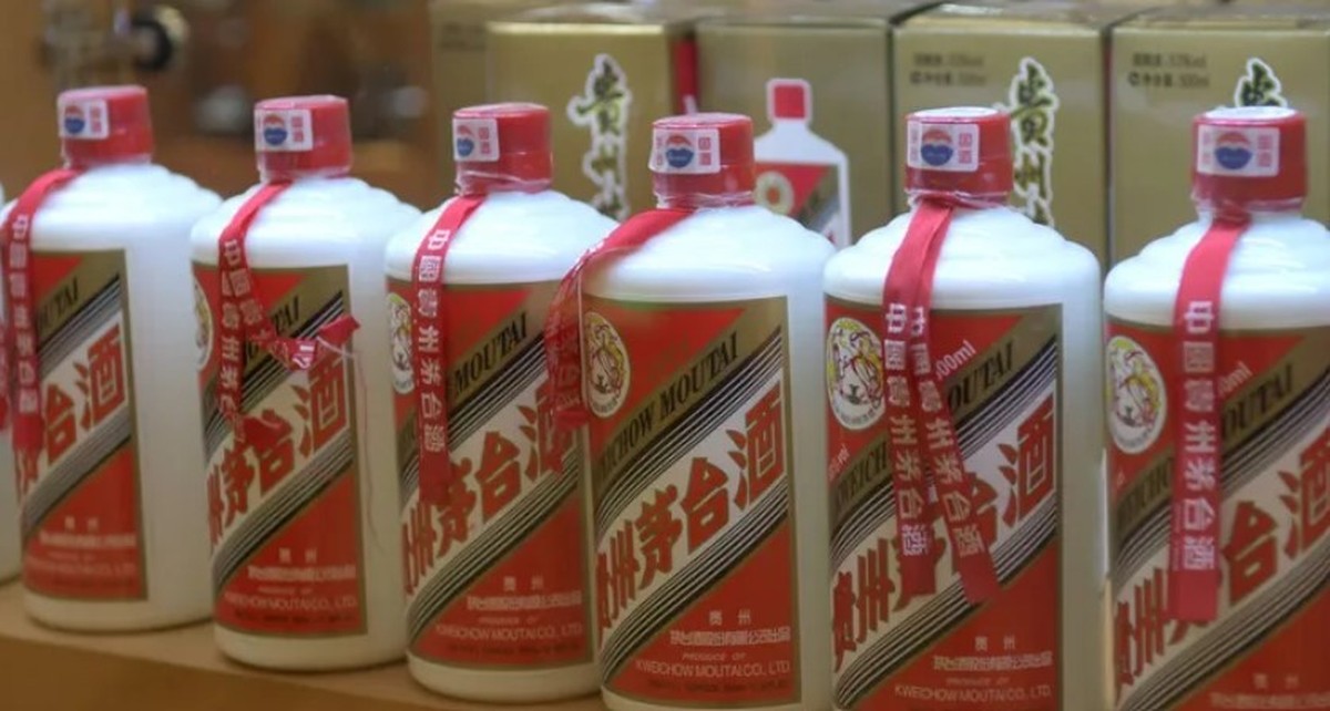 Der chinesische Schnaps Maotai Baijiu, den der Tiktoker getrunken haben soll.