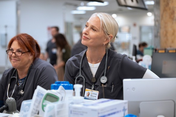 This image released by HBO Max shows Katherine LaNasa in a scene from "The Pitt." (Warrick Page/HBO Max via AP)
TV - The Pitt