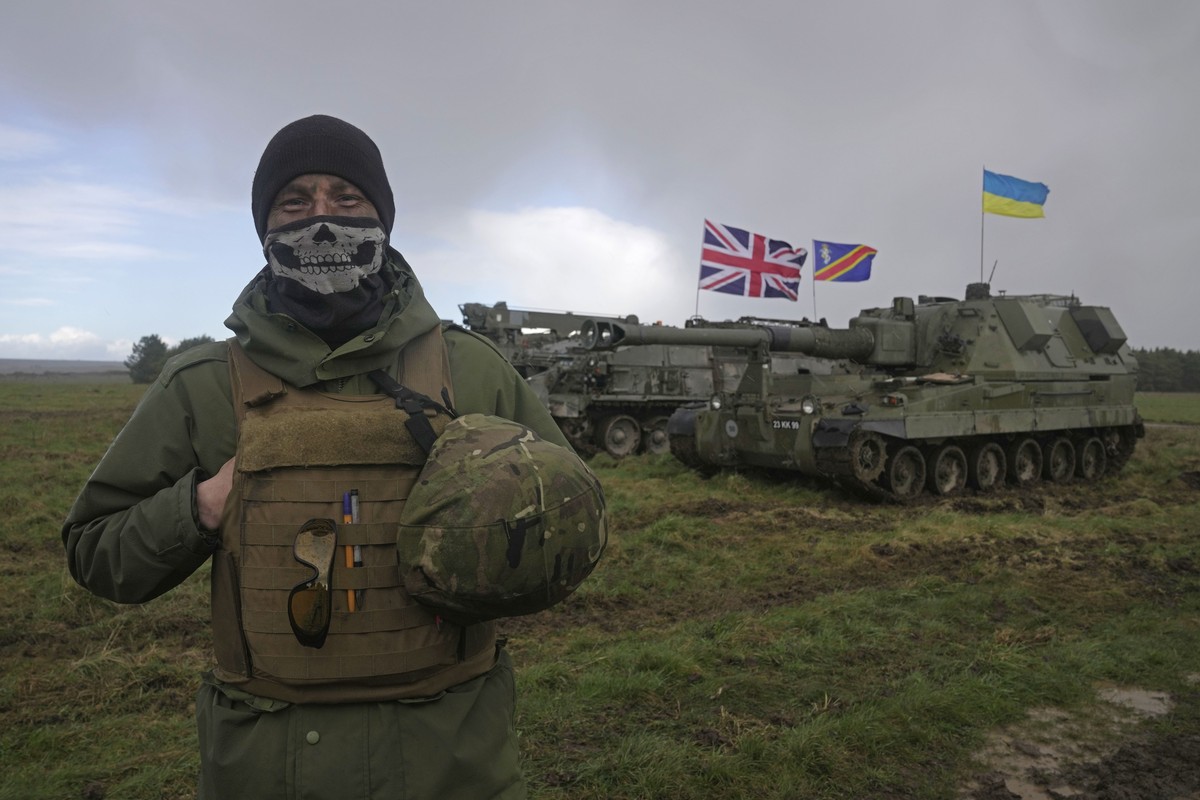 Des soldats ukrainiens formés au Royaume-Uni: un entraînement qui n'a, pour l'heure, pas fait la différence.