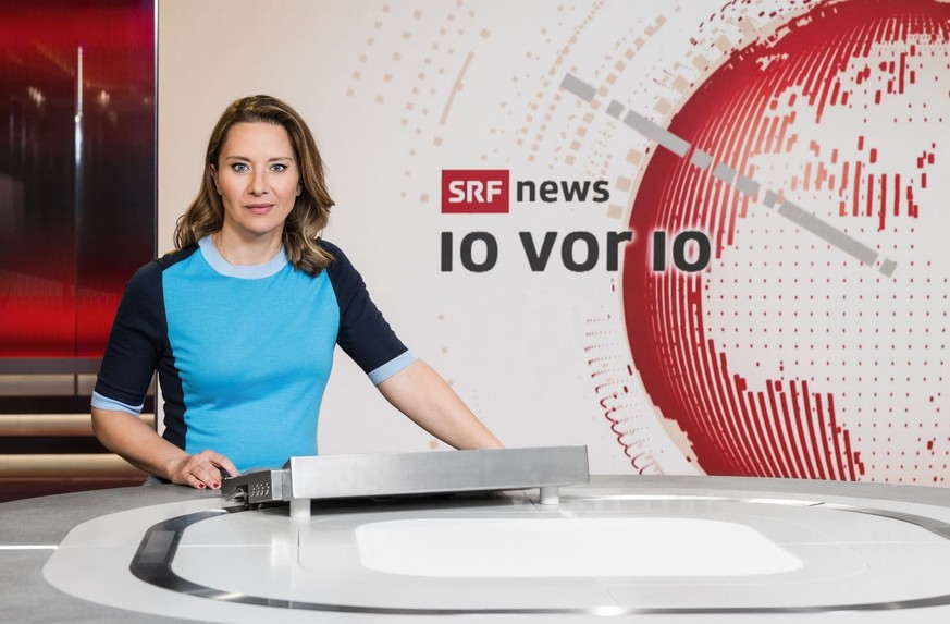 Kurzarbeit wegen der EM: «10-vor-10»-Moderatorin Wasiliki Goutziomitros.