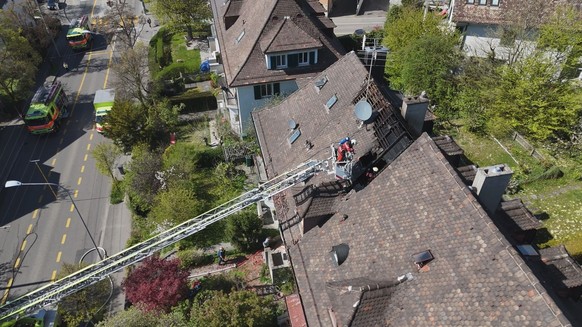 Brand in Zürich, Kreis 6, 10.04.2025