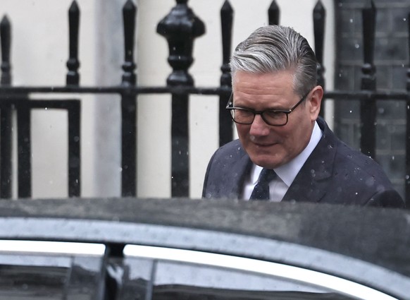 epa12952717 Britain's Prime Minister Keir Starmer departs for the State Opening of Parliament from Downing Street in London, Britain, 13 May 2026. The State Opening of Parliament is a ceremonial  ...