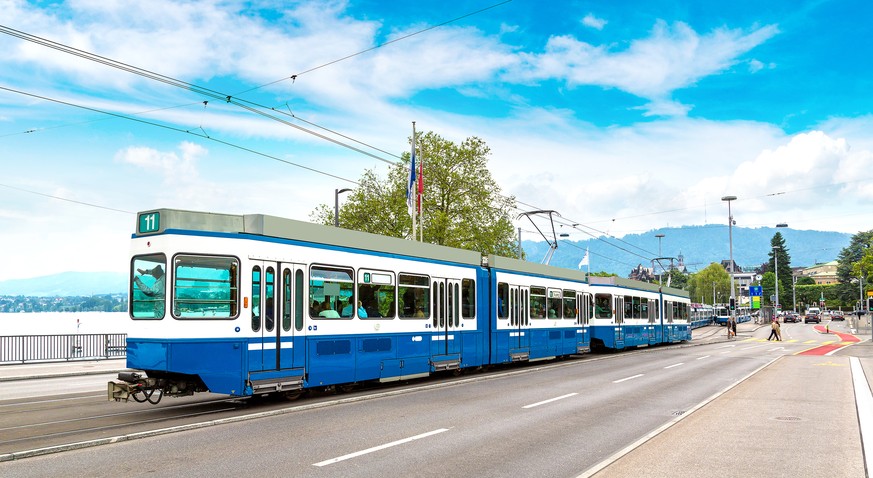 Auch dank den berühmten Trams schaffte es Zürich auf Rang 1.