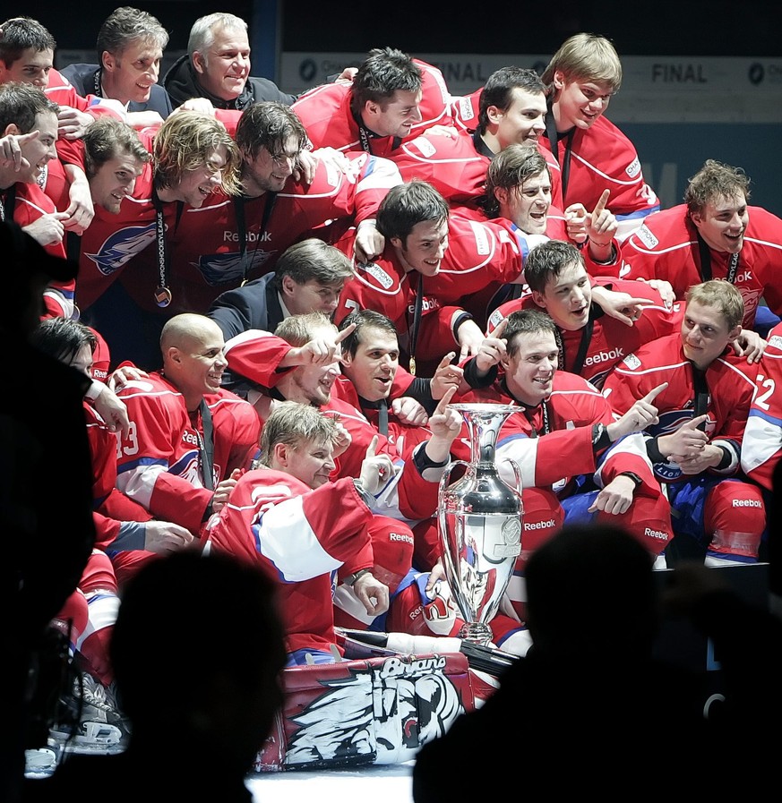 28.01.2009: Die Zürcher Löwen krönen sich zu Europas Eishockey-Königen