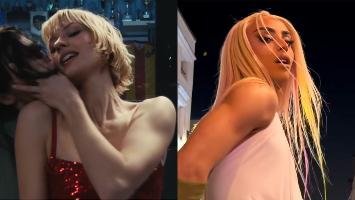 Angèle, à gauche, Bilal Hassani, à droite.