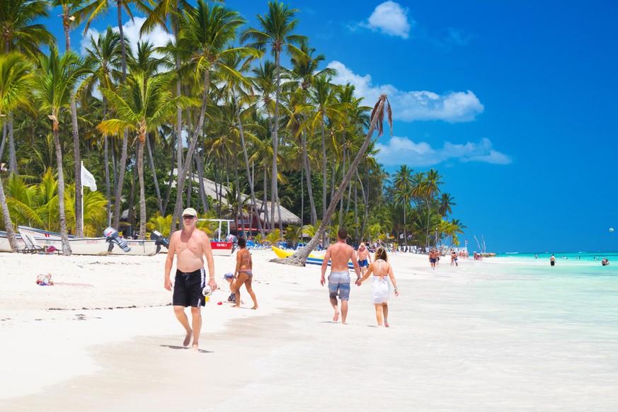 Palmen, weisser Sand, türkisblaues Meer: So lockt Punta Cana Touristen aus aller Welt.