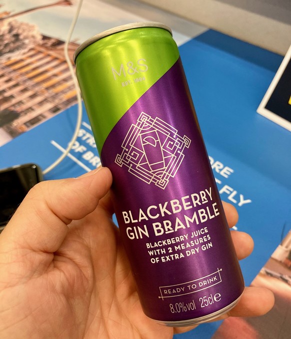 RTD cocktail on the Eurostar