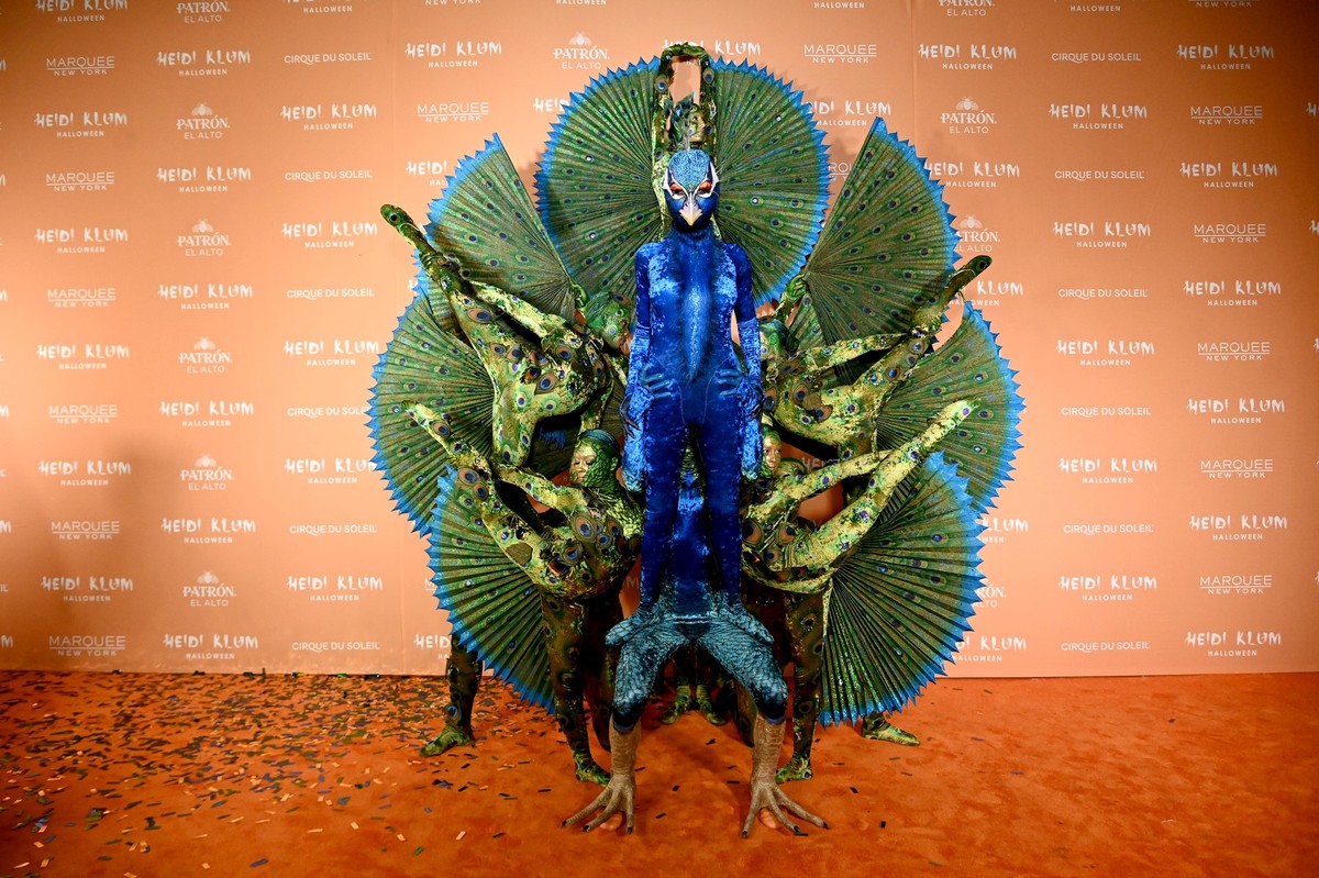 NEW YORK, NEW YORK - OCTOBER 31: Heidi Klum attends Heidi Klum's 22nd Annual Halloween Party presented by Patron El Alto at Marquee on October 31, 2023 in New York City. (Photo by Noam Galai/Gett ...