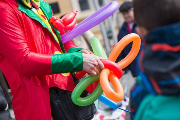 Clown mit Balloon