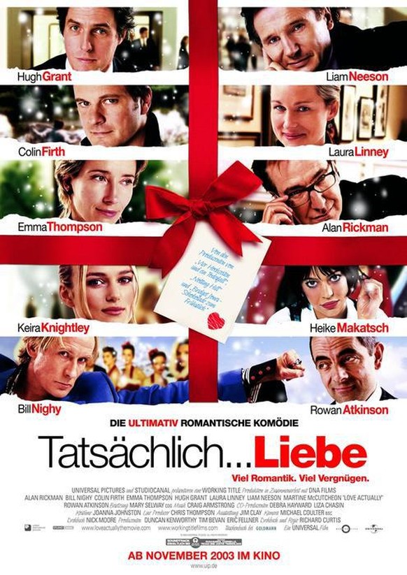 Weihnachtsfilme für Weihnachten: Tatsächlich Liebe