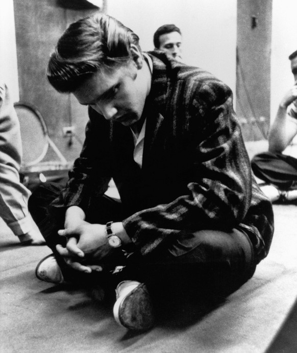 Der amerikanische S‰nger, Musiker und Schauspieler Elvis Presley, 1950er Jahre. American singer, musician and actor Elvis Presley, 1950s. Copyright: TBM UnitedArchives201601

the American Singer Mus ...