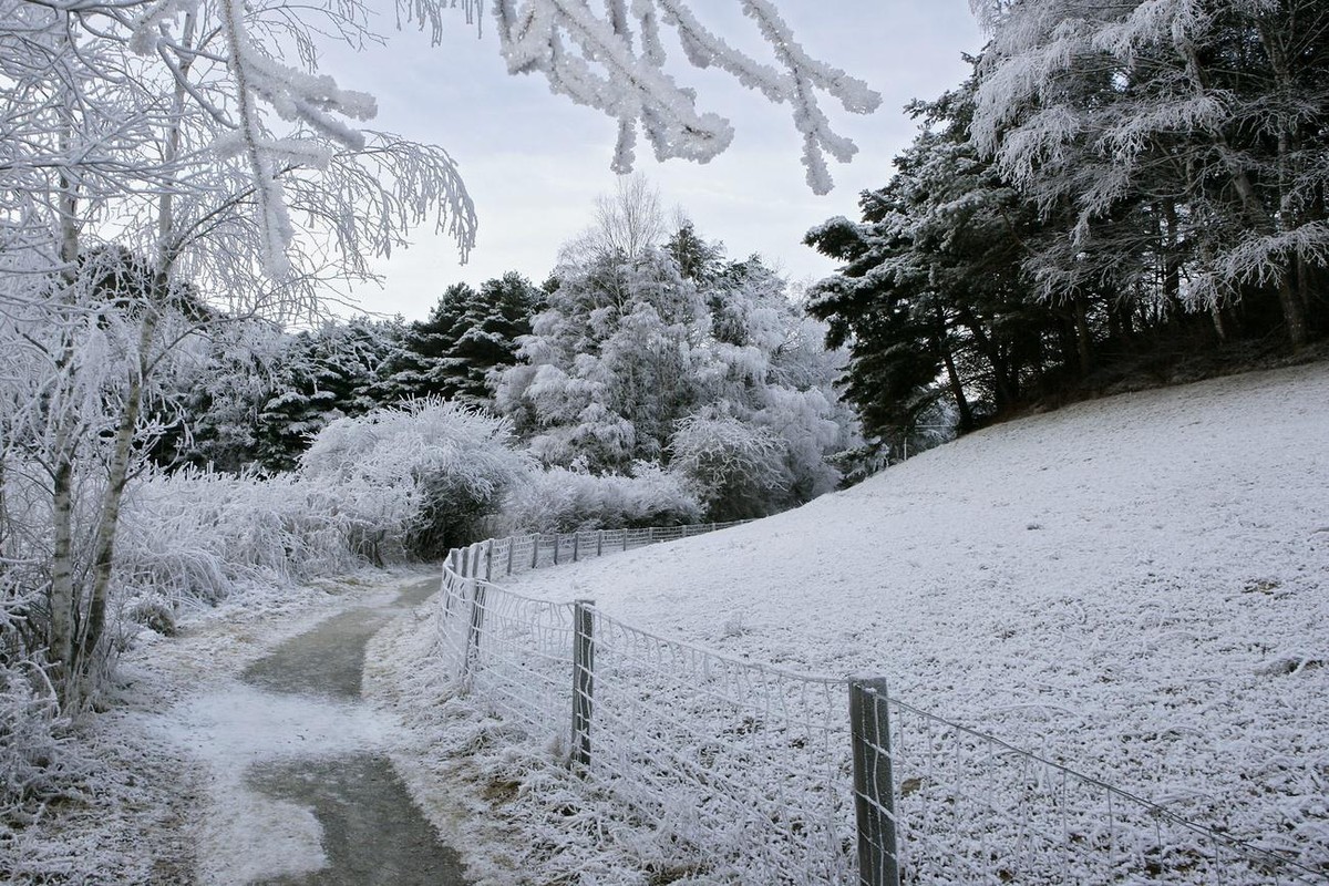 Visp Viège Valais Suisse température froid glace glacial