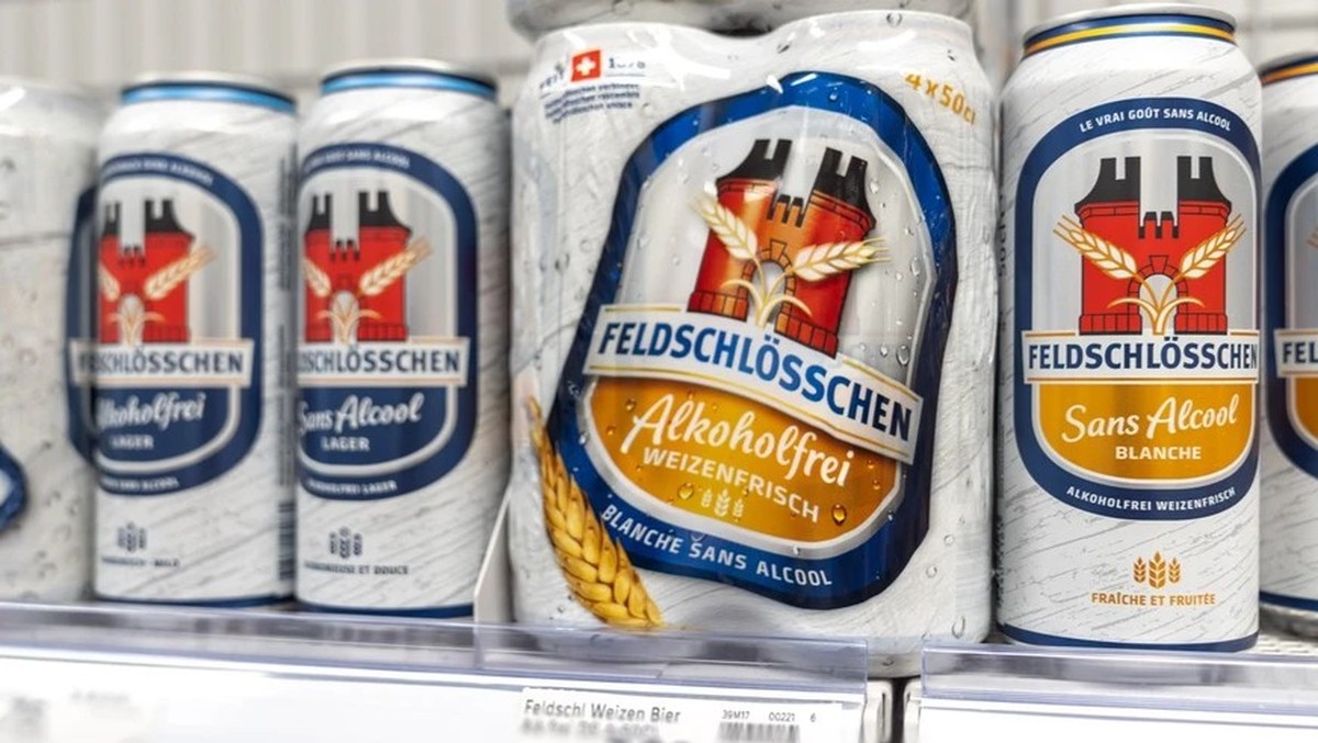 Feldschloesschen Bier alkoholfrei Weizenfrisch