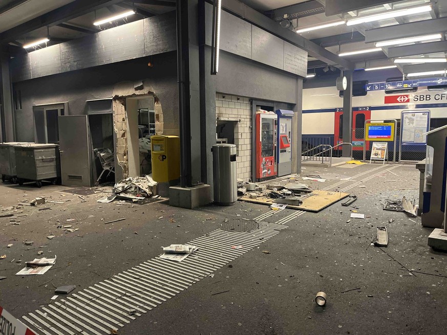 Der Tatort am Bahnhof.