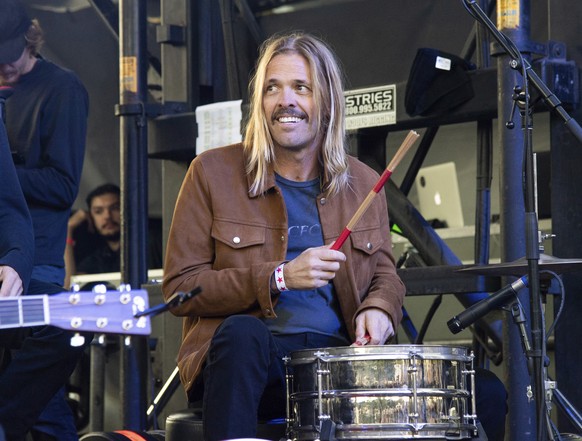 FILE - Musician Taylor Hawkins appears at One Love Malibu in Calabasas, Calif., on Dec. 2, 2018. Foo Fighters will honor the rock band���s late drummer Taylor Hawkins with a pair of tribute concerts i ...