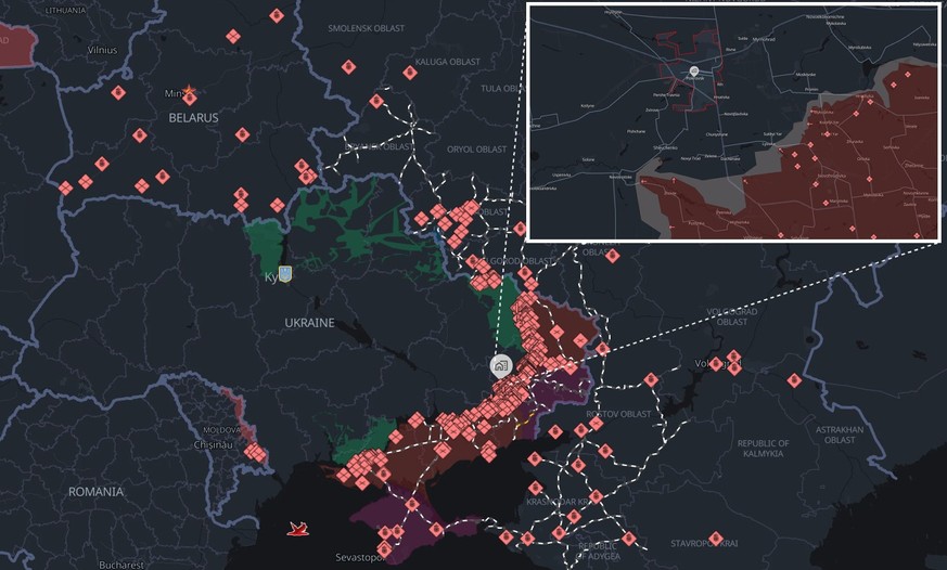 Pokrowsk liegt in der Ostukraine. Seit Wochen nähern sich russische Einheiten der Stadt Kilometer um Kilometer.