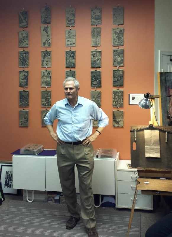 Mike Jenkins Lunchbag Art exhibition, Washington DC, 2015. 
https://comicsdc.blogspot.com/2015/10/today-mike-jenkins-lunchbag-art-exhibit.html