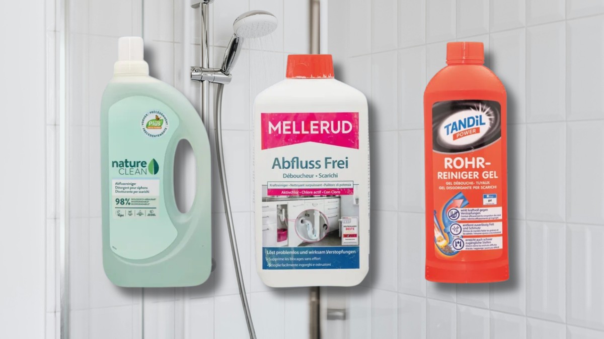 De gauche à droite, les meilleurs produits pour les tuyaux du test.