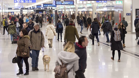 Passagiere und Pendler im Hauptbahnhof Zürich: rund 40 Prozent der Schweizer Bevölkerung besitzt ein GA oder Halbtax. (Archivbild)
